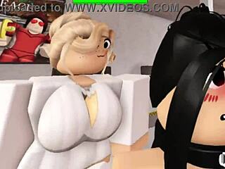 Two friends touch him, leading to intimate connection