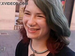 i cum at the club in public hardcore action