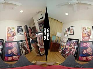 WankzVR Holly Hendrix in interrassialer Real-Sex-Szene gefickt