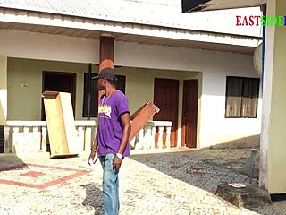 I caught landlord bent over fucking church member doggystyle outdoors