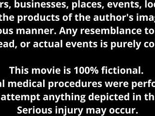 stefania mafra in handcuffs and latex, subtly humiliating with her big tits.