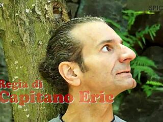 this shameless bastard gets a blowjob from the redhead milf outdoors