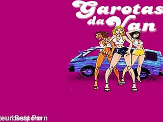 In the car, britney bitch, alessandra dias, and nicole have sex with michael, including anal, assfucking, and group orgasm.