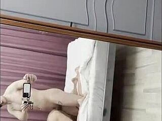 Blonde cougar enjoys intense sex with young man