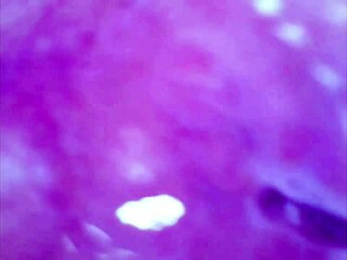 watch real pussy contractions during orgasm with sperm inside