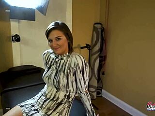 wanna see busty brunette kylie suck that big cock and fuck her wet pussy?