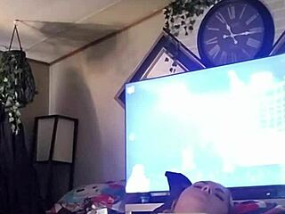 I play with my juicy pussy in panties using toys, feeling so good