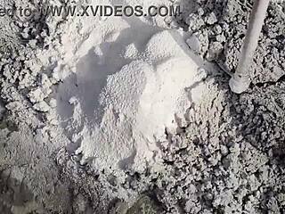 Brunette milf passionately fucks in this intense scene