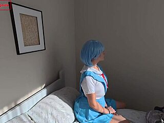 Shinji fucks rei and confesses in evangelion parody roleplay