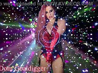 Bold Bimbo Crossdressing as Slut Girl in Cosplay Fetish