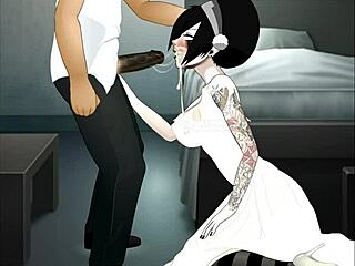 SUPER DEEP THROAT Action in Random Scene