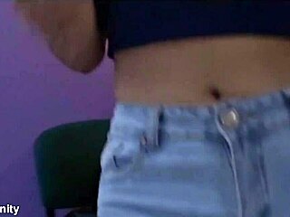 Sensual latina amateur shows small tits in solo softcore