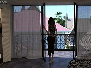 Manželka a macecha hraje hru jako milfka