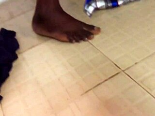 Big Ass Ebony Babe With Big Tits Rides Fat Husband's Monster Cock In Kitchen For Homemade Squirting Orgasm POV