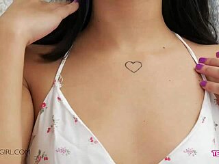 hey, check out this petite teen showing her perfect body