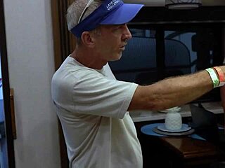 Big balls chris dives into milf's pussy in swingers group