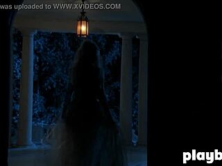 Perfect model crystal mccahill with big tits is posing totally naked, stripping lingerie and undressing slowly