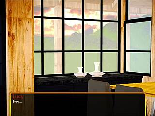 I'm exploring my new family dynamics in this amateur homemade game with big tits brunette teen