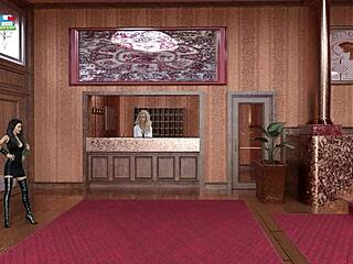 I feel so excited playing femdom games in the hotel room