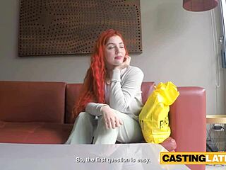 Curvy latina milf from colombia takes rough sex with big cock at fake casting interview.