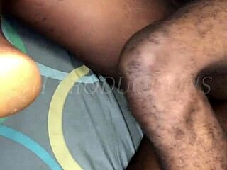 I cumed 3 times in her creamy ebony pussy with big ass action