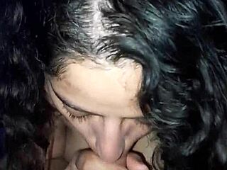 Salteña petera begs for all the cum in homemade blowjob with latina swallowing!