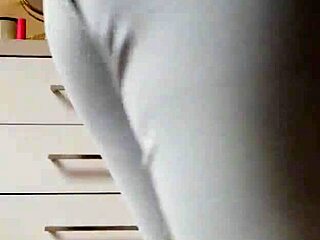 Petite 18+ Blonde Does Homemade Striptease in Tight Jeans