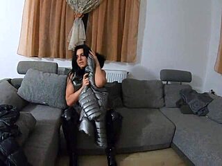 Milfycalla deep blow-job and cum play while wearing hooded jacket and shiny boots - preview!