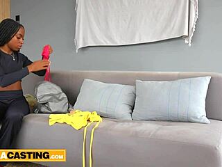 Fit Ebony Milf Takes Deep Anal Gaping After Intense Casting Interview