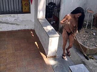 She has anal with a bikini mark on her ass