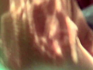 underwater scene shows creampie with dildo inserted in shaved pussy