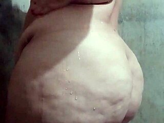 Curvy Latina Babe With Big Ass Teases In Steamy Shower Scene