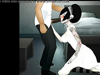 SUPER DEEP THROAT Action in Random Scene