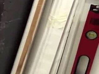 Whoa, Check Out This Piss and Quick Wank Session at the DIY Store!