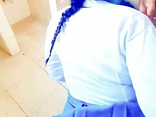 Emotional homemade video of sex for money at school