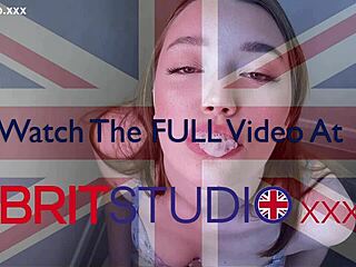 Hey, this british university student is sucking you off for the first time in panties