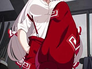 헨타이 풋잡 애니 buckedhead 디테일 만화 장면