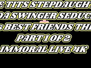 Stepdad's buddy Dean spanks then spitroasts friend's daughter Ayda