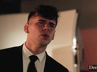 Brunette Wife Ellie Turns Bratty Boss in MMF Threesome with Deepthroat Cowgirl Riding and Squirting Facial