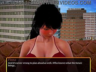 Brunette with big tits and ass teases huge cock in family setting