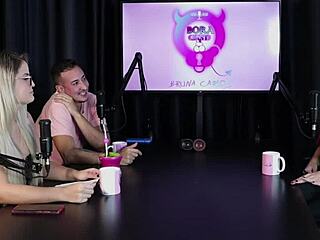 Blonde brazilian swingers explore group lingerie play in glamorous compilation