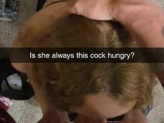 skinny cheating wife screams during rough doggystyle creampie on snapchat