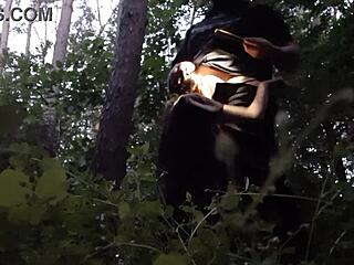 I fuck my stepsister deep in the mouth outdoors in the forest passionately