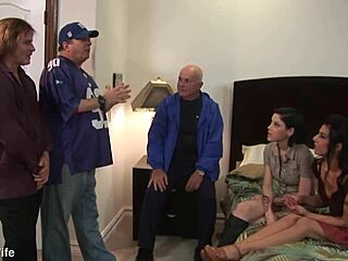 Lesbian Lou Charmelle Assists Girlfriend Cadence St John In Getting Impregnated By A Guy Through Blowjob Cowgirl Riding And Creampie Fucking.