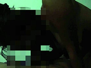 hot girlfriend gives blowjob to boyfriend with her big tits bouncing