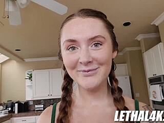 Hey, bubble butt babysitter Chloe Marie gets hardcore pov action with Jerry Kovak in this taboo scene.