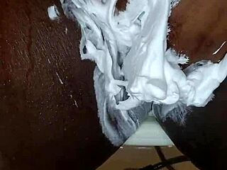 Black milf shaves her area fully on XVRed with YukiSenpaiKuroChan KuroYukiExperience