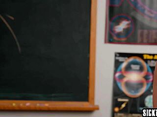 new teacher sets rules with petite asian student kimmy kimm deepthroat and classroom fucking