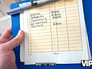 This slutty debtor with natural small tits surprises by paying off her debt using her tight shaved pussy and asshole in hardcore Russian POV action