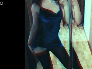 aesthetic girls in leather stockings